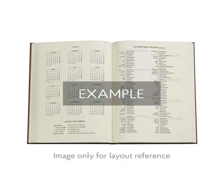 2026 Layla, Ultra, Vertical, Hardcover Weekly Diary