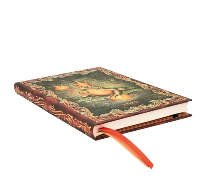 2026 The Brothers Grimm, Frog Prince, Midi, Horizontal, Hardcover Weekly Diary
