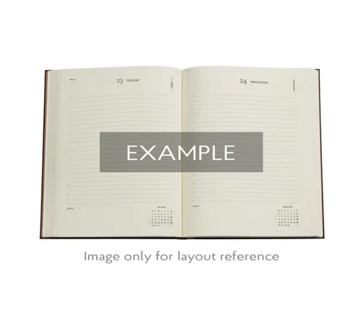 2026 Black Edition, Ultra, Day-at-a-Time, Flexi Diary