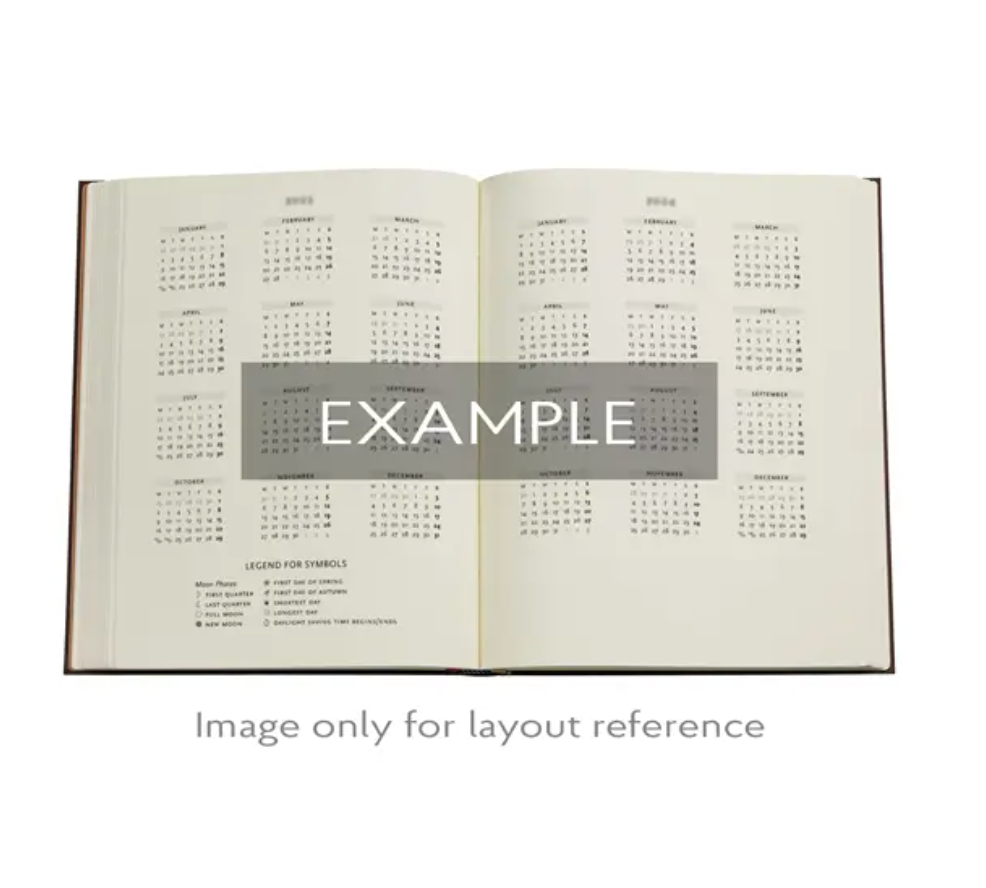 2026 Black Edition, Ultra, Day-at-a-Time, Flexi Diary