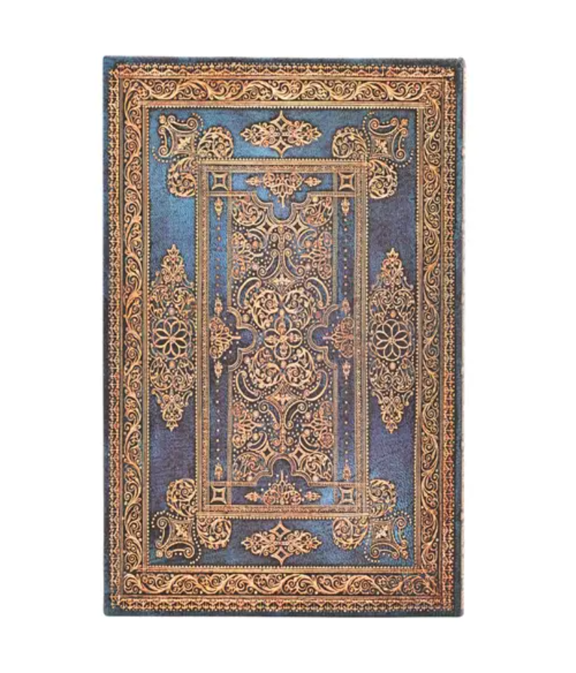 2026 Blue Luxe, Maxi, Horizontal, Hardcover Weekly Diary