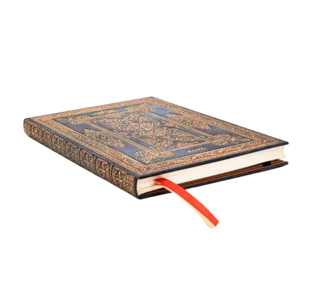 2026 Blue Luxe, Maxi, Horizontal, Hardcover Weekly Diary