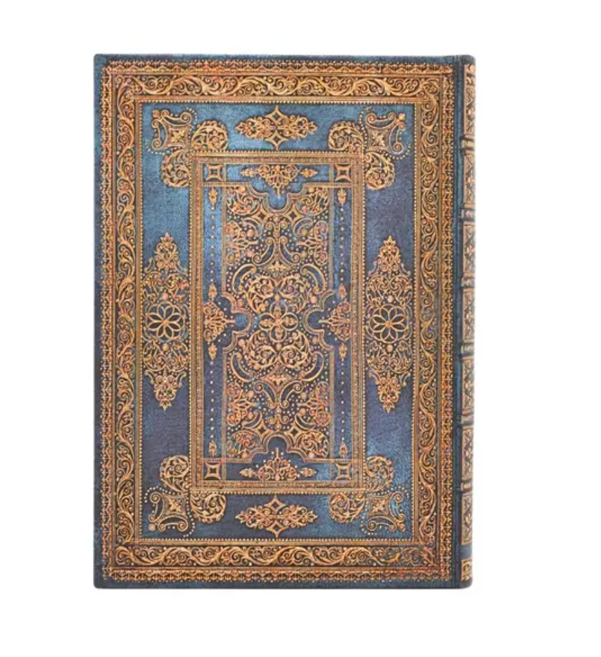 2026 Blue Luxe, Midi, Day-at-a-Time, Hardcover Diary