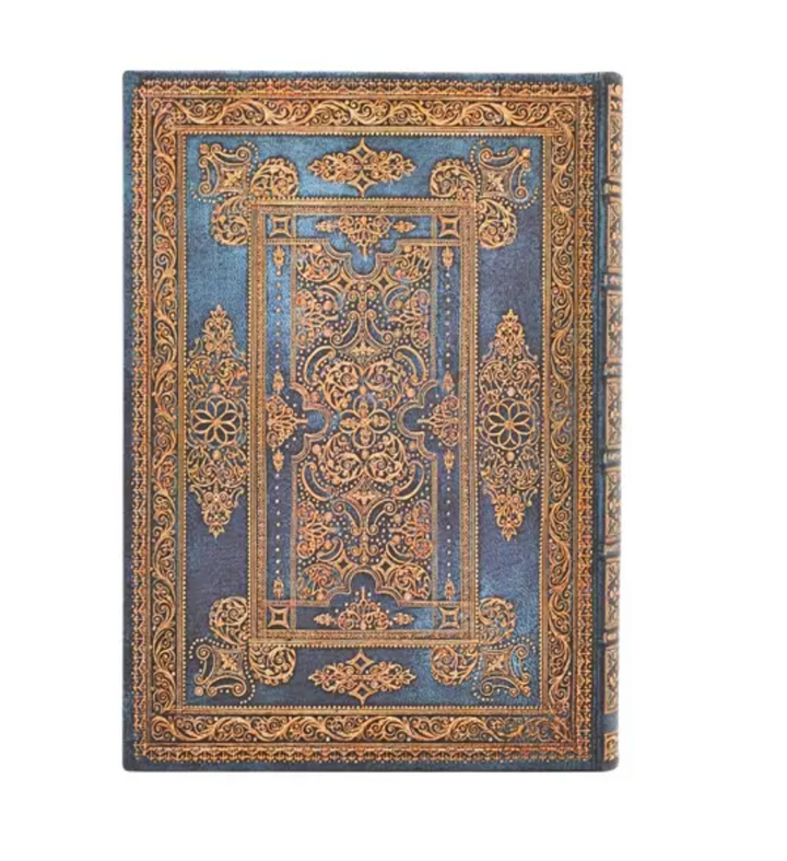 2026 Blue Luxe, Midi, Day-at-a-Time, Hardcover Diary