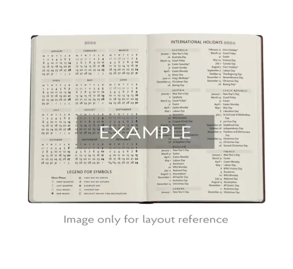 2026 Celestial Magic, Midi, Horizontal, Flexi Weekly Diary
