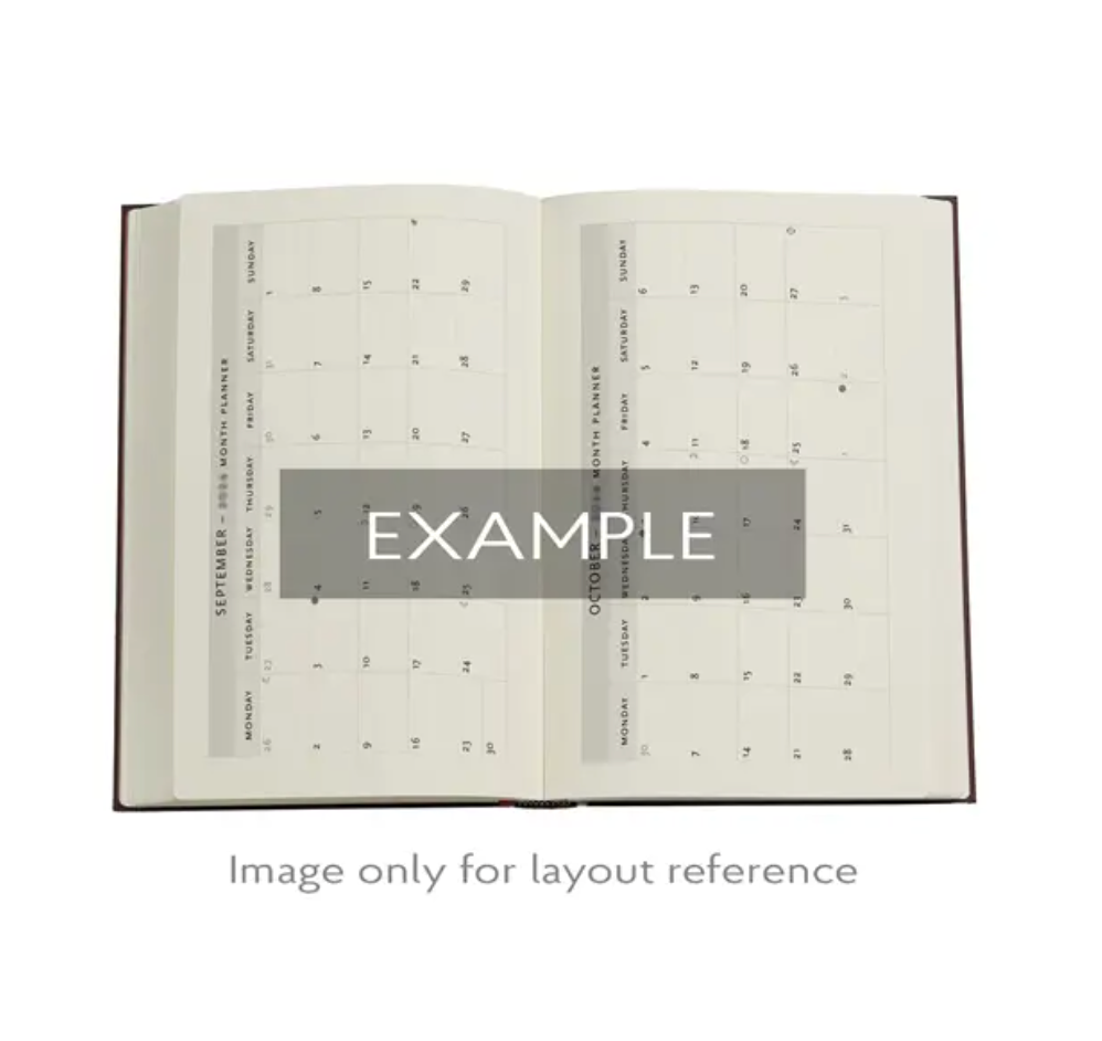 2026 Diamond Jubilee, Midi, Horizontal, Flexi Week Diary