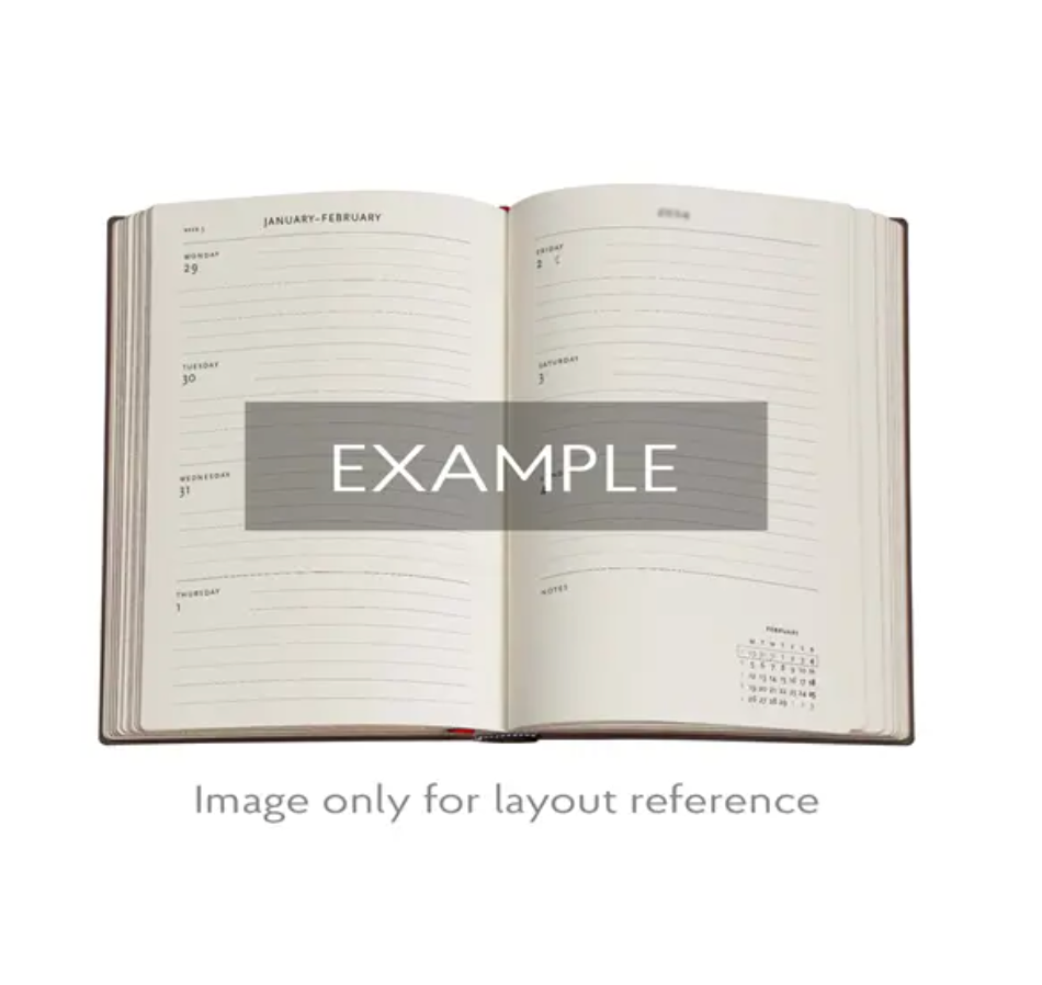 2026 Diamond Jubilee, Ultra, Horizontal, Hardcover Weekly Diary