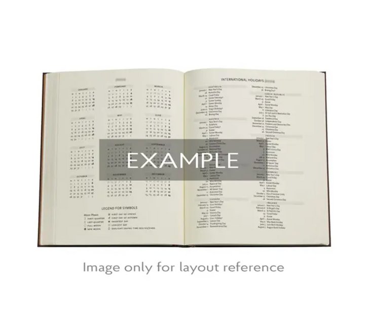 2026 Diamond Jubilee, Ultra, Horizontal, Hardcover Weekly Diary