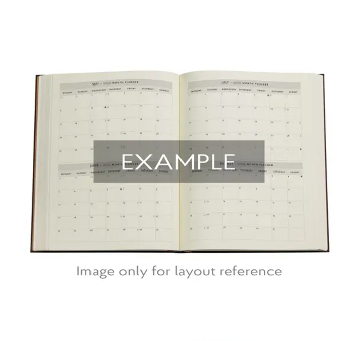 2026 Diamond Jubilee, Ultra, Verso, Hardcover Weekly Diary