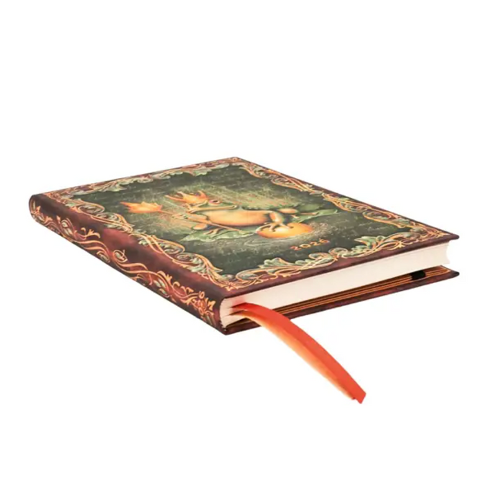 2026 The Brothers Grimm, Frog Prince, Midi, Vertical, Hardcover Weekly Diary