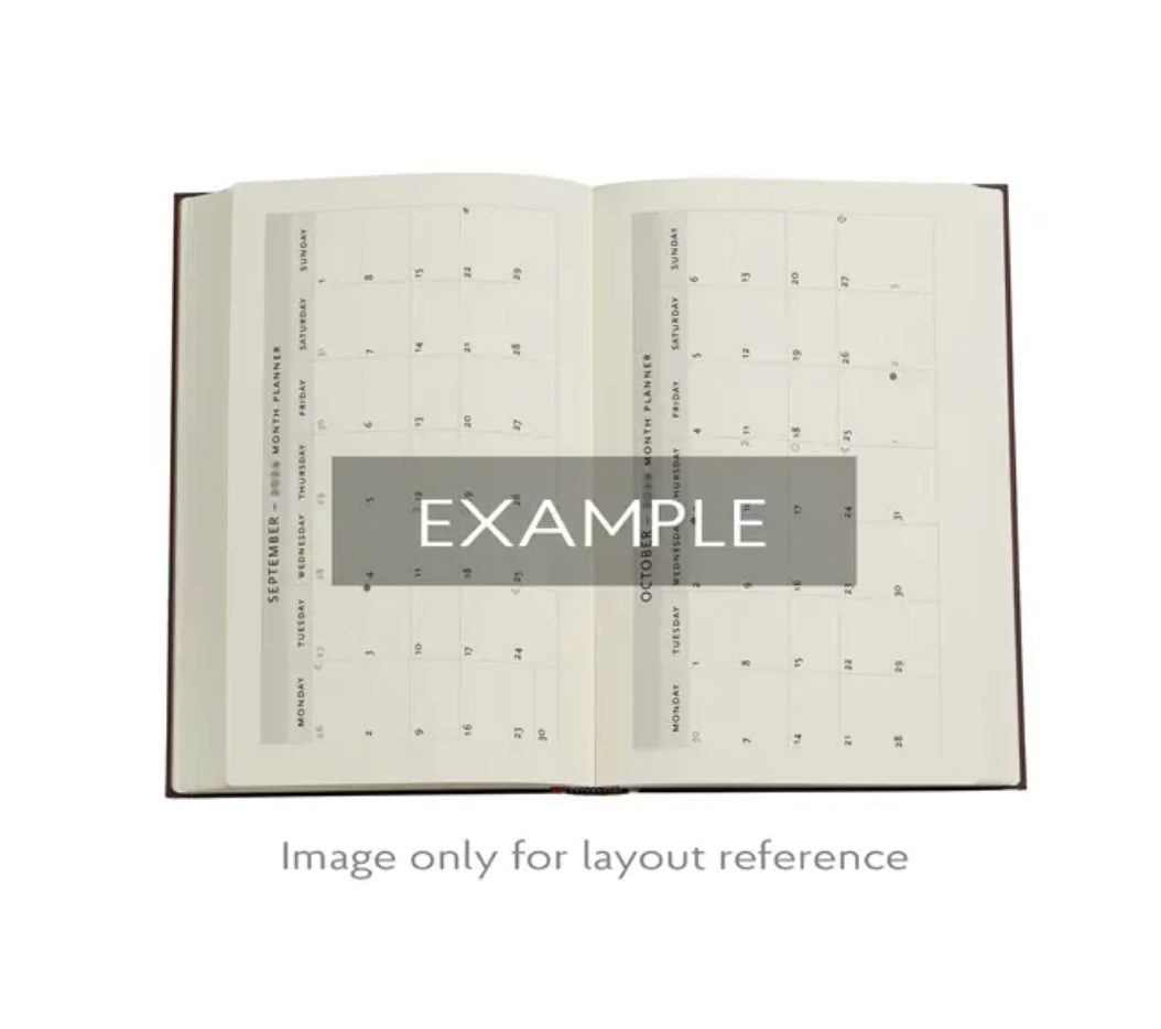 2026 Gaudi's Sun, Midi, Vertical, Hardcover Weekly Diary