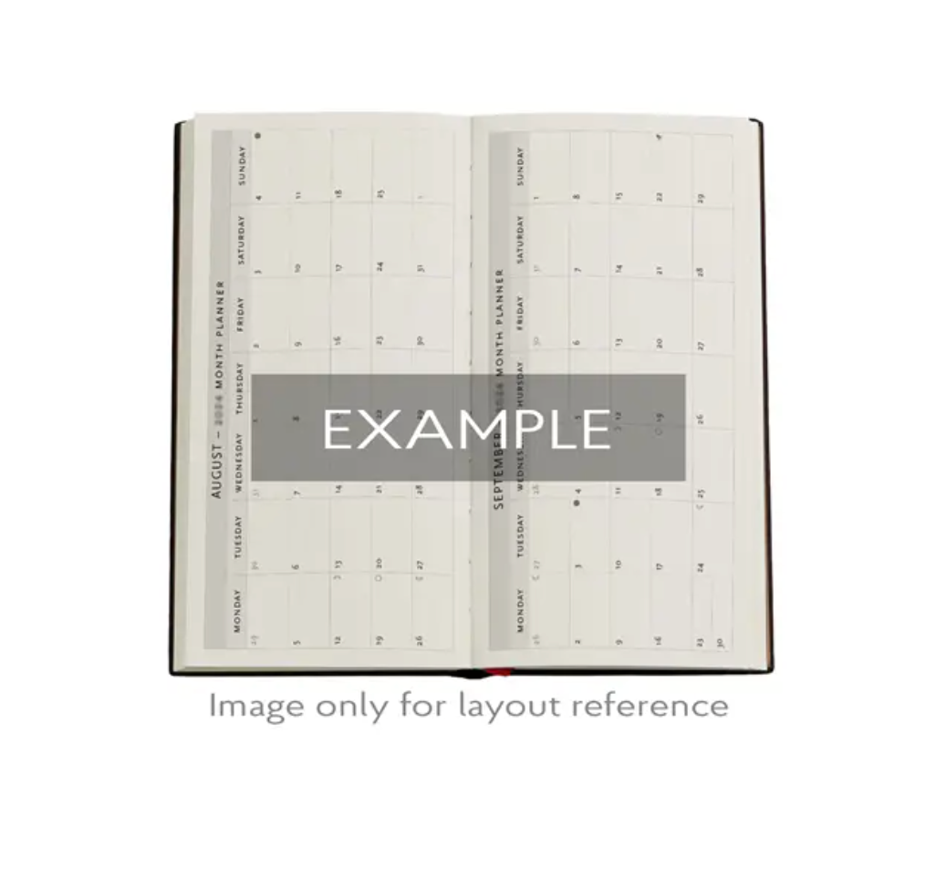 2026 Gaudi's Sun, Slim, Horizontal, Hardcover Weekly Diary