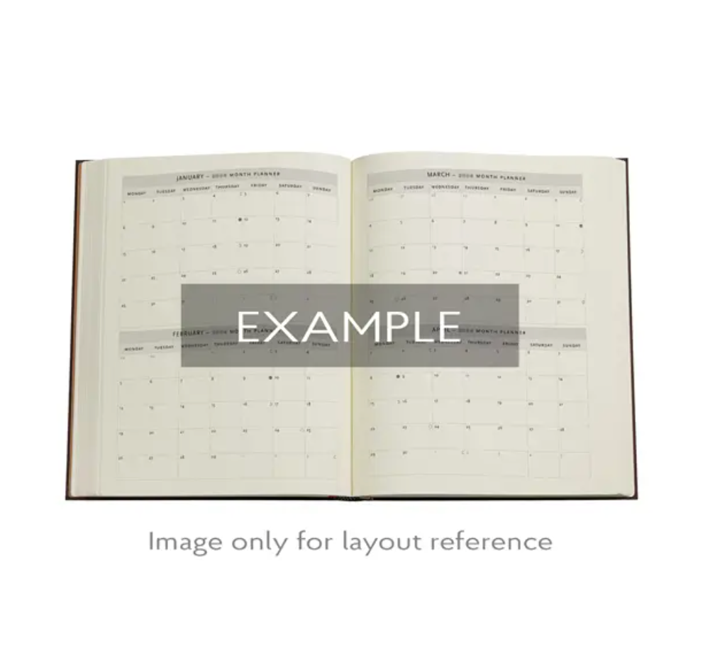 2026 Gaudi's Sun, Ultra, Day-at-a-Time, Hardcover Diary