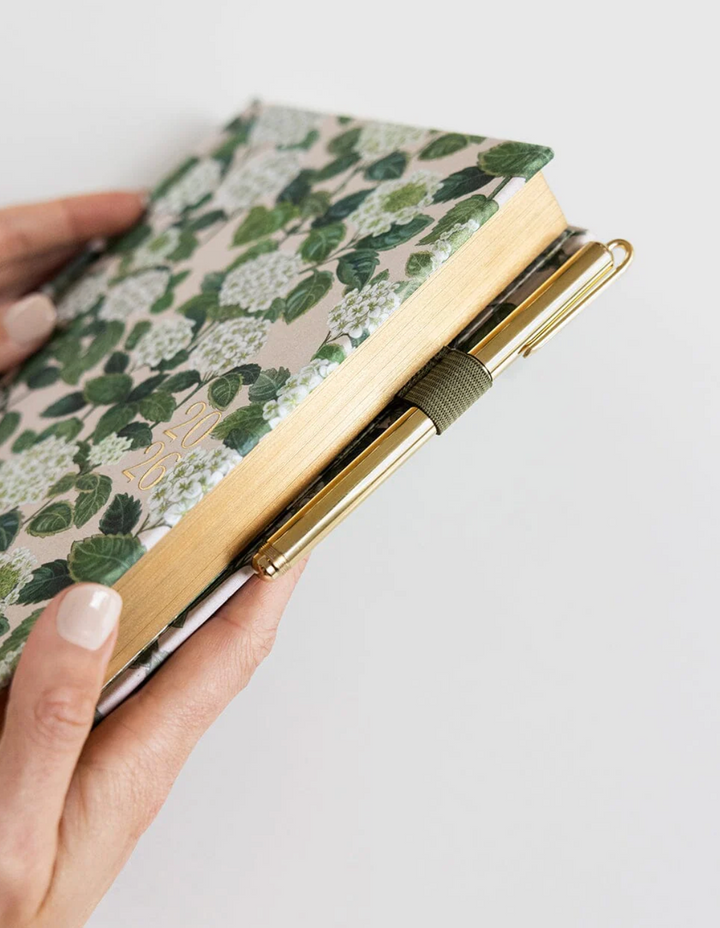 Bespoke Adhesive Rectangle Pen Loop - Olive Green