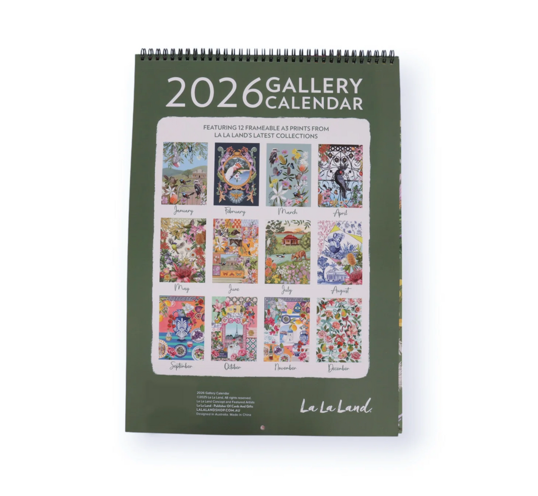 A3 Calendar Gallery Calendar 2026