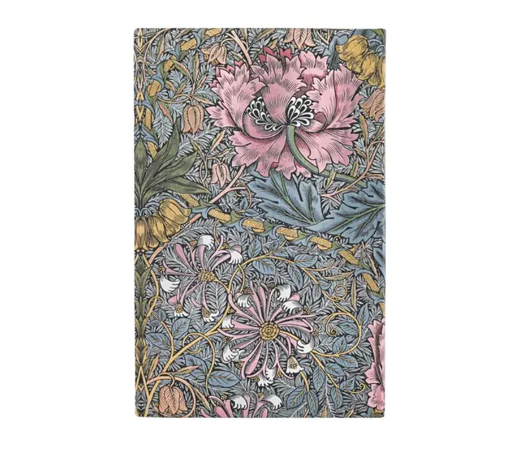 2026 Morris Pink Honeysuckle, Maxi, Horizontal, Flexi Weekly Diary