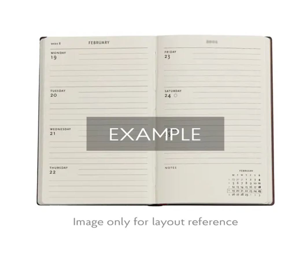 2026 Renoir, Letter to Morisot, Midi, Horizontal, Hardcover Weekly Diary