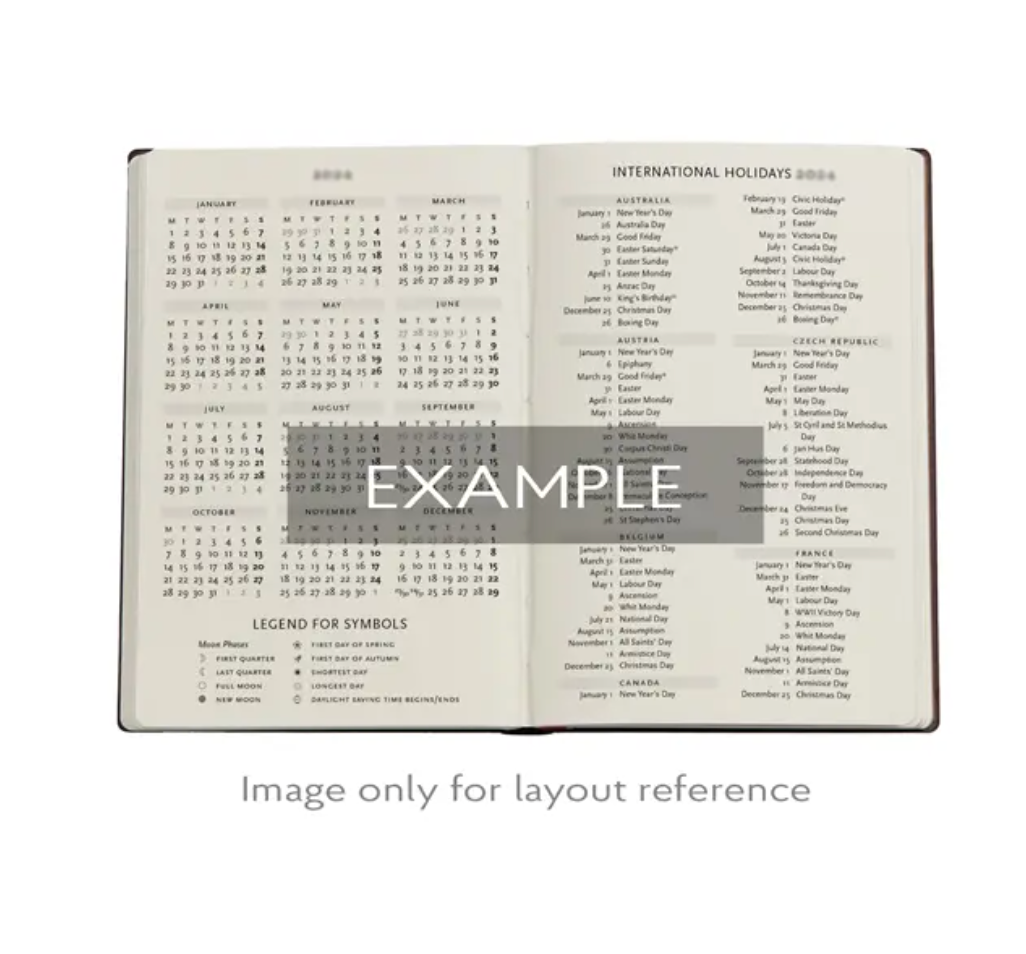 2026 Renoir, Letter to Morisot, Midi, Horizontal, Hardcover Weekly Diary