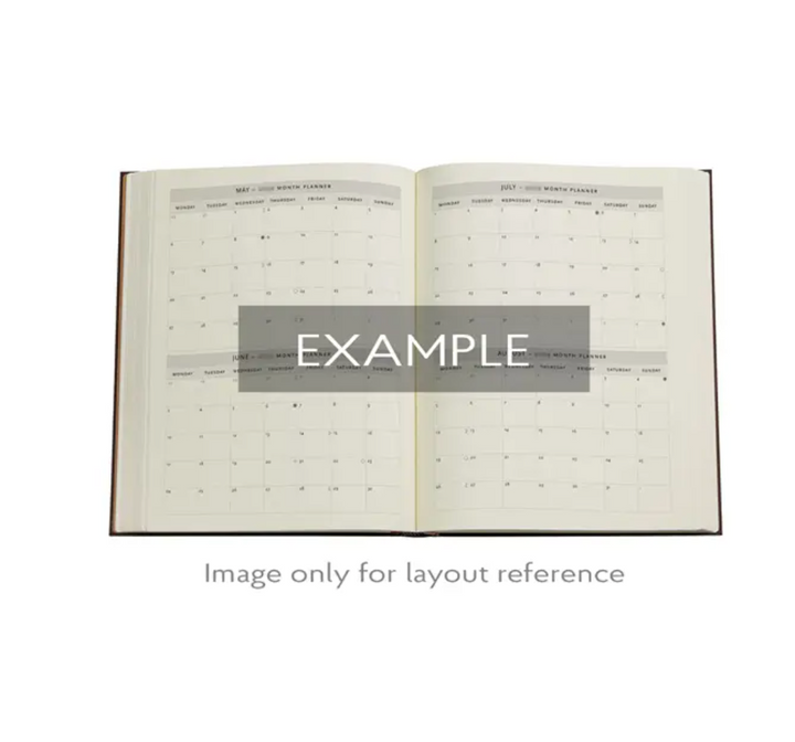 2026 Michelangelo, Ultra, Vertical, Hardcover Weekly Diary
