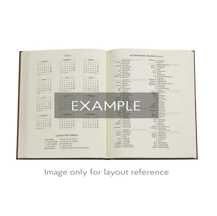 2026 Michelangelo, Ultra, Vertical, Hardcover Weekly Diary