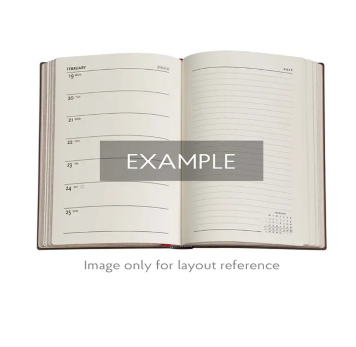 2026 Vault of the Milan Cathedral, Midi, Verso, Hardcover Weekly Diary
