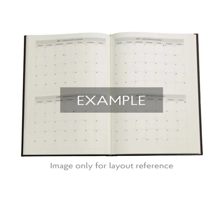2026 Picaresque, Grande, Vertical, Hardcover Weekly Diary