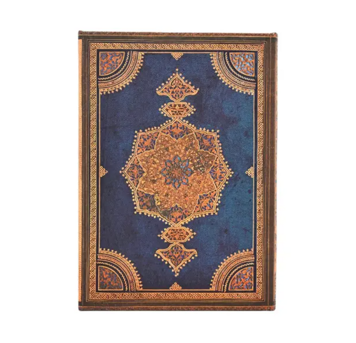 2026 Safavid Indigo, Midi, Horizontal, Hardcover Weekly Diary