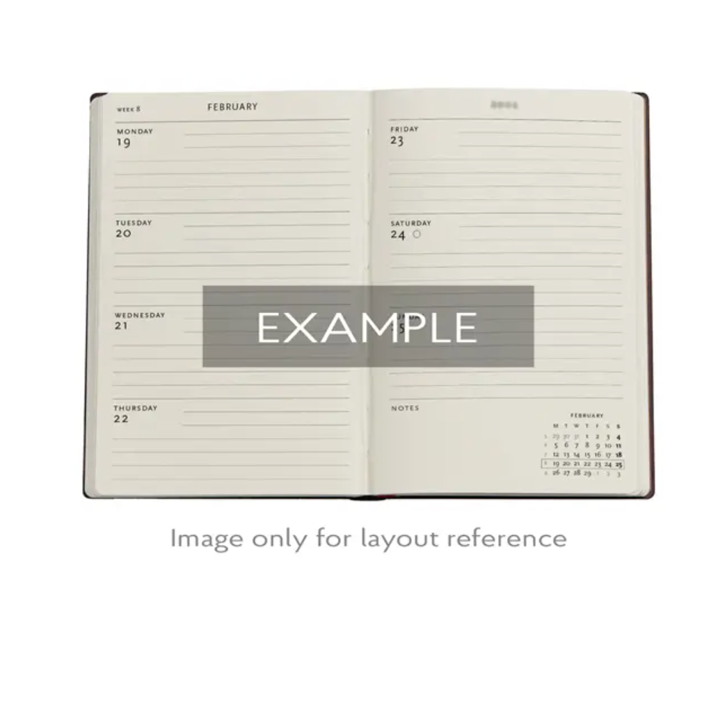 2026 Vault of the Milan Cathedral, Midi, Horizontal, Hardcover Weekly Diary