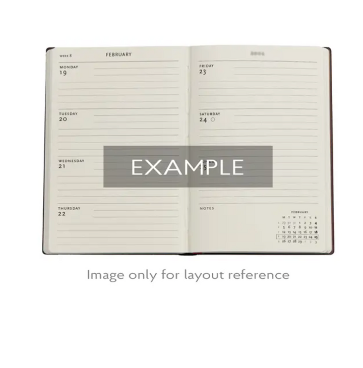 2026 Vault of the Milan Cathedral, Midi, Horizontal, Hardcover Weekly Diary