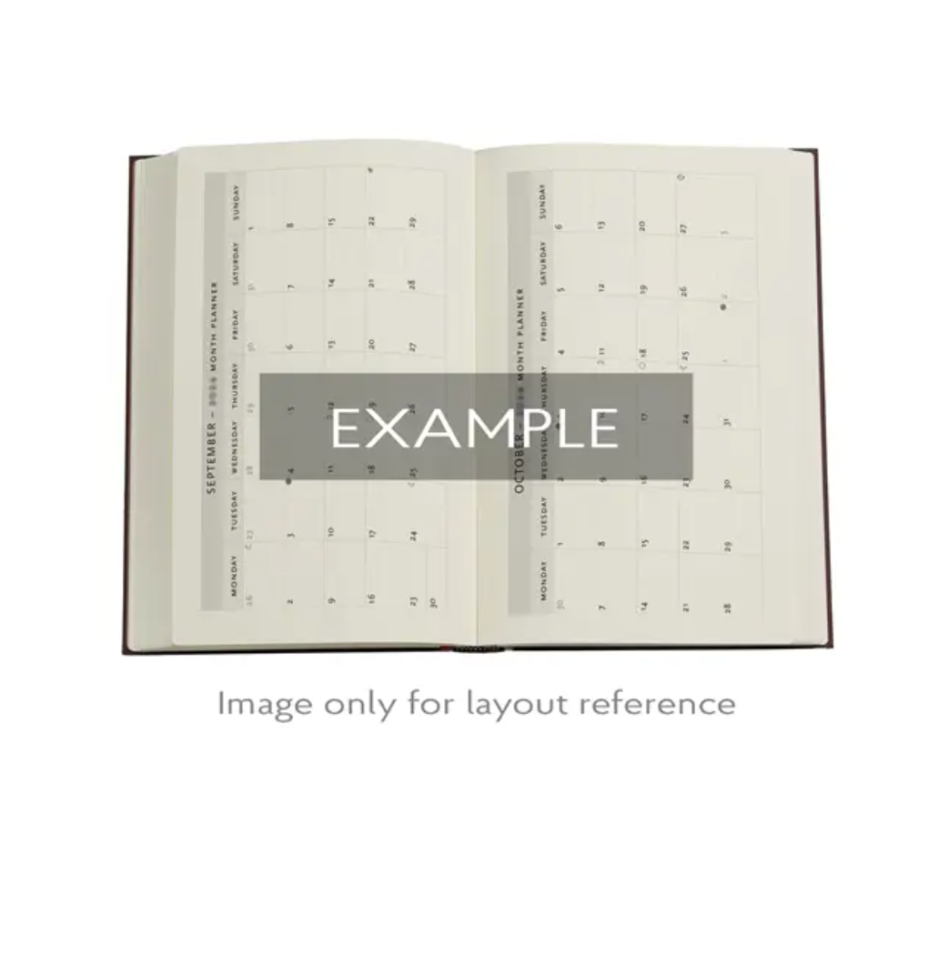 2026 Vault of the Milan Cathedral, Midi, Horizontal, Hardcover Weekly Diary