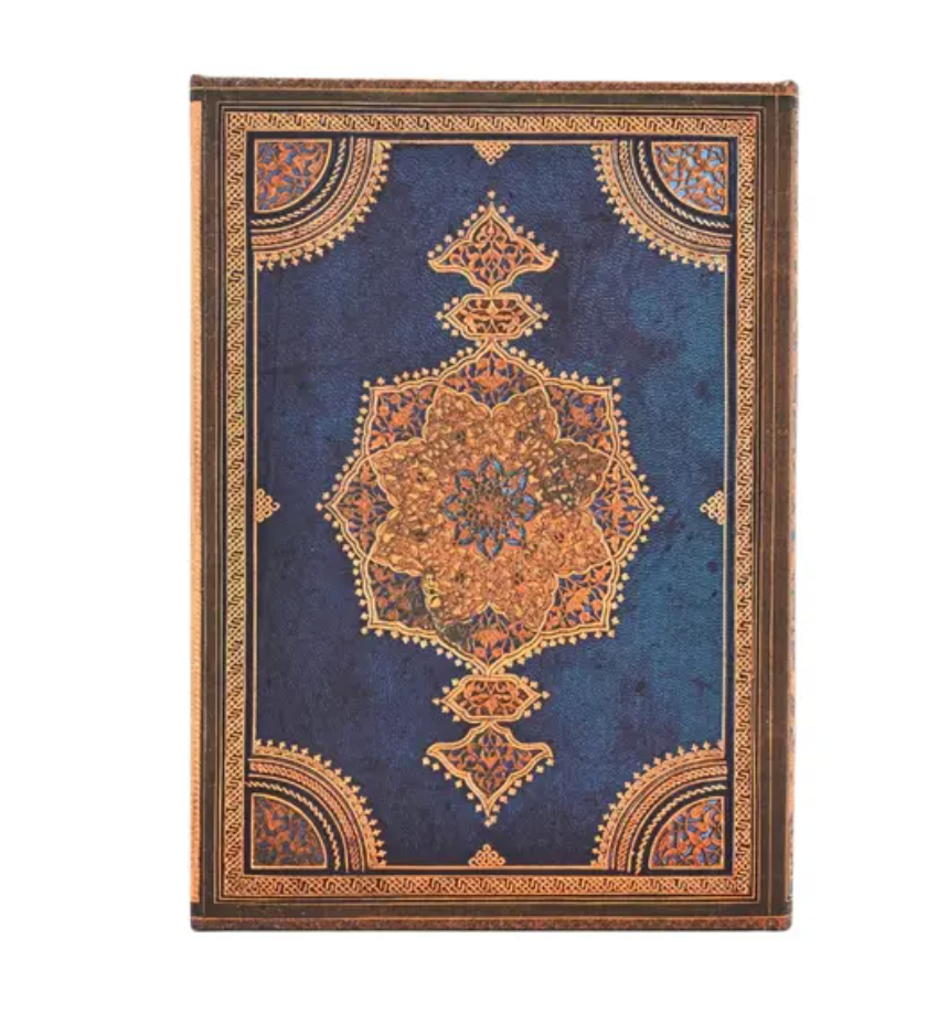 2026 Safavid Indigo, Midi, Vertical, Hardcover Weekly Diary