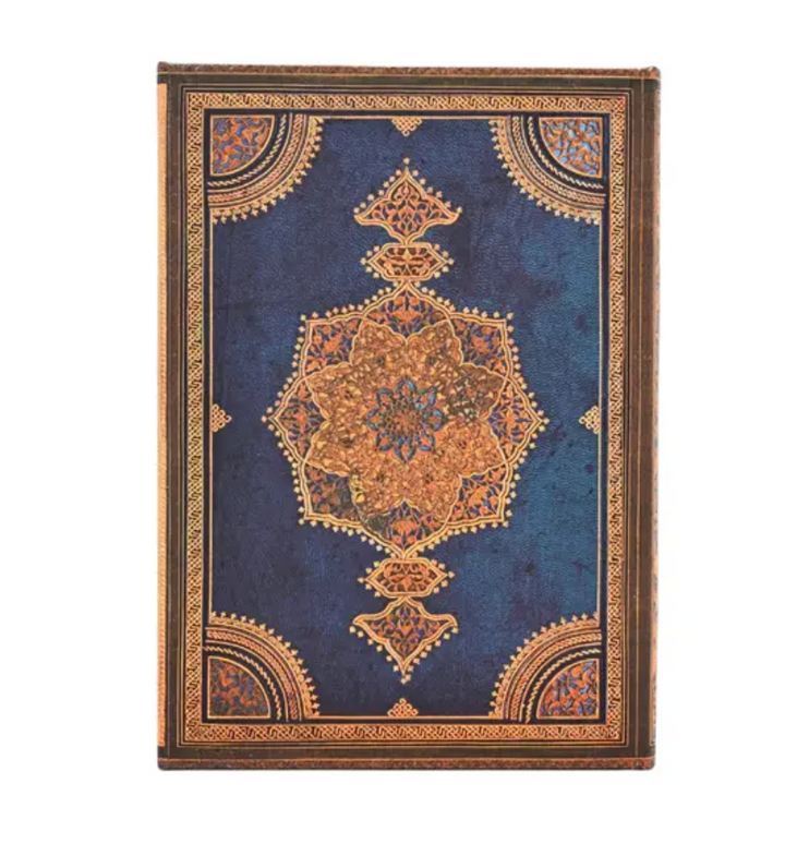 2026 Safavid Indigo, Midi, Vertical, Hardcover Weekly Diary