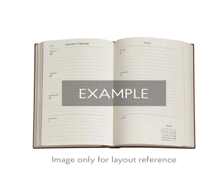 2026 Pear Garden, Ultra, Horizontal, Hardcover Weekly Diary