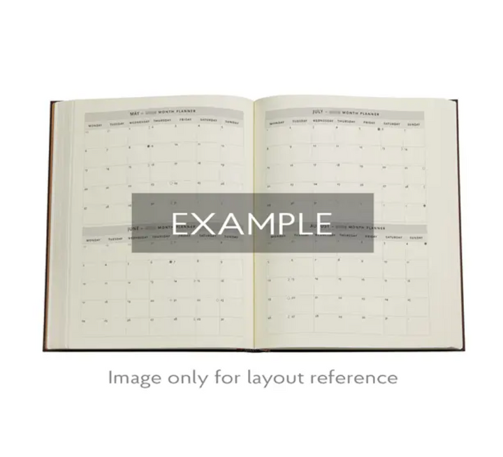 2026 Pear Garden, Ultra, Horizontal, Hardcover Weekly Diary