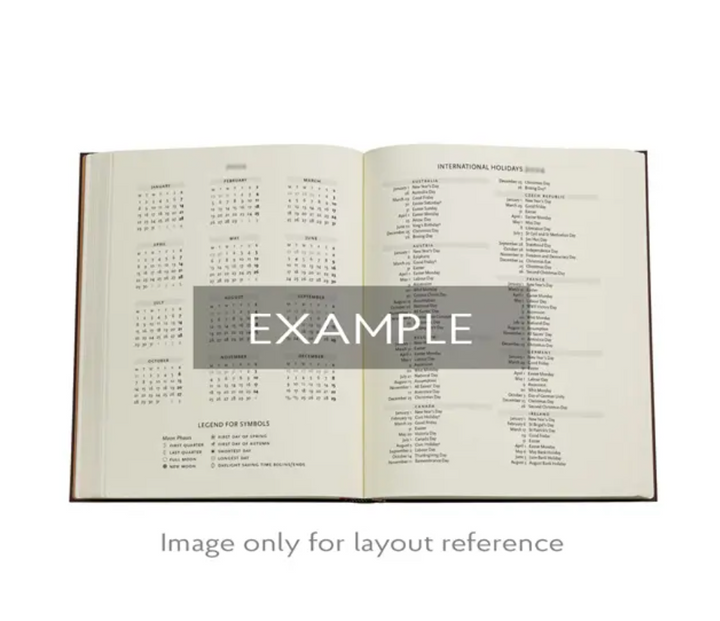 2026 Pear Garden, Ultra, Horizontal, Hardcover Weekly Diary