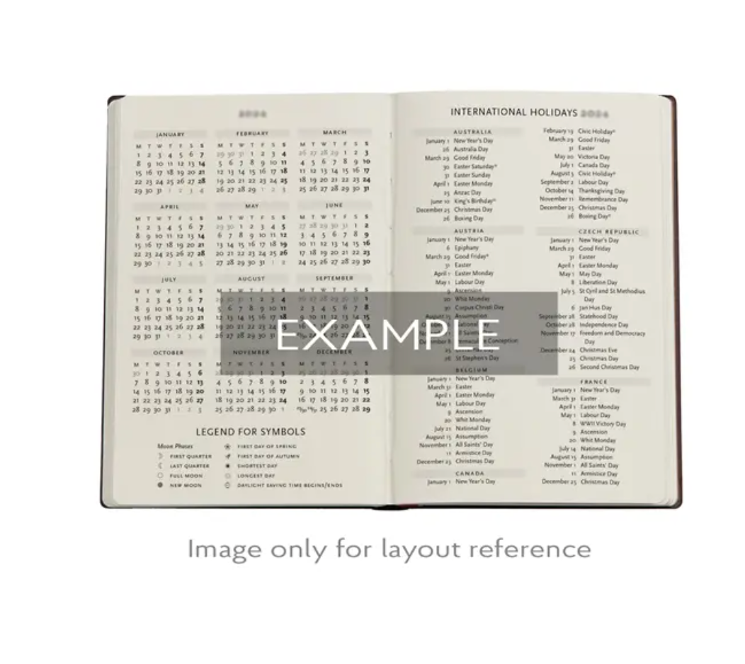 2026 Renoir, Letter to Morisot, Midi, Verso, Hardcover Weekly Diary