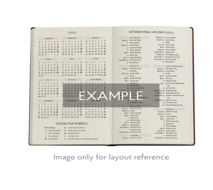 2026 Renoir, Letter to Morisot, Midi, Verso, Hardcover Weekly Diary