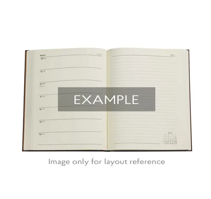 2026 Pear Garden, Ultra, Verso, Hardcover Weekly Diary