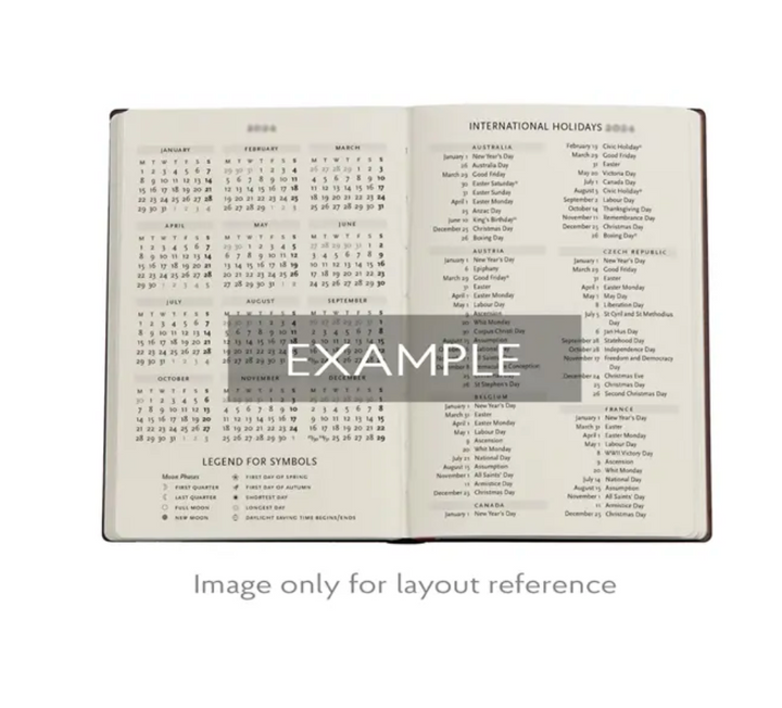 2026 Poetry in Bloom, Midi, Horizontal, Hardcover Weekly Diary