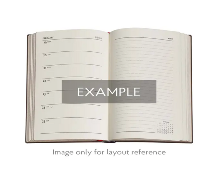 2026 Poetry in Bloom, Midi, Verso, Hardcover Weekly Diary