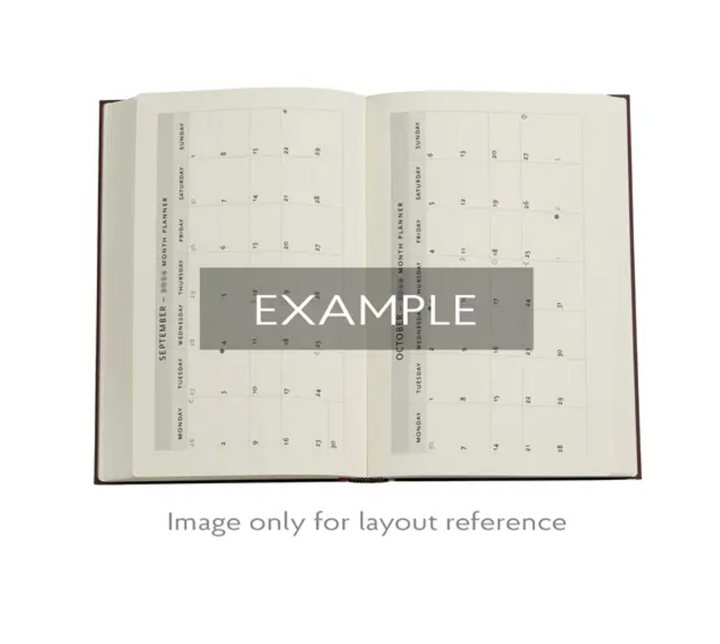2026 Poetry in Bloom, Midi, Verso, Hardcover Weekly Diary