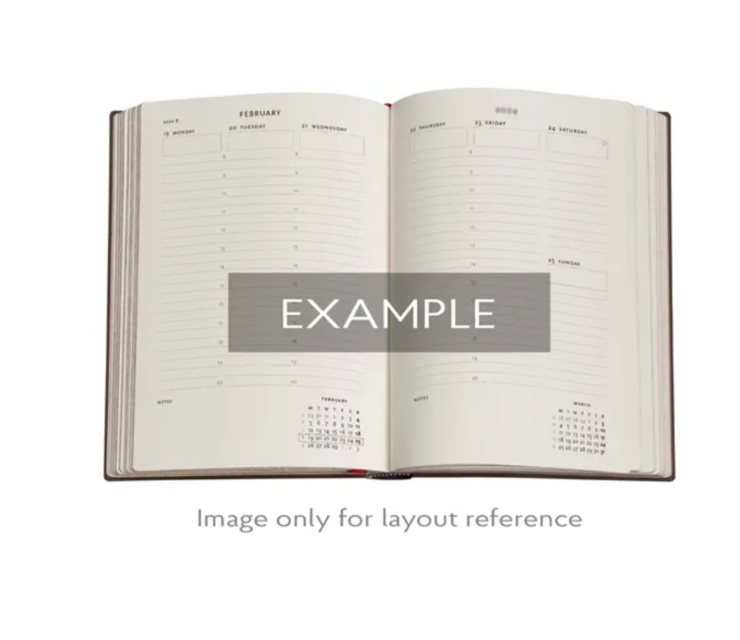 2026 Poetry in Bloom, Midi, Vertical, Hardcover Weekly Diary