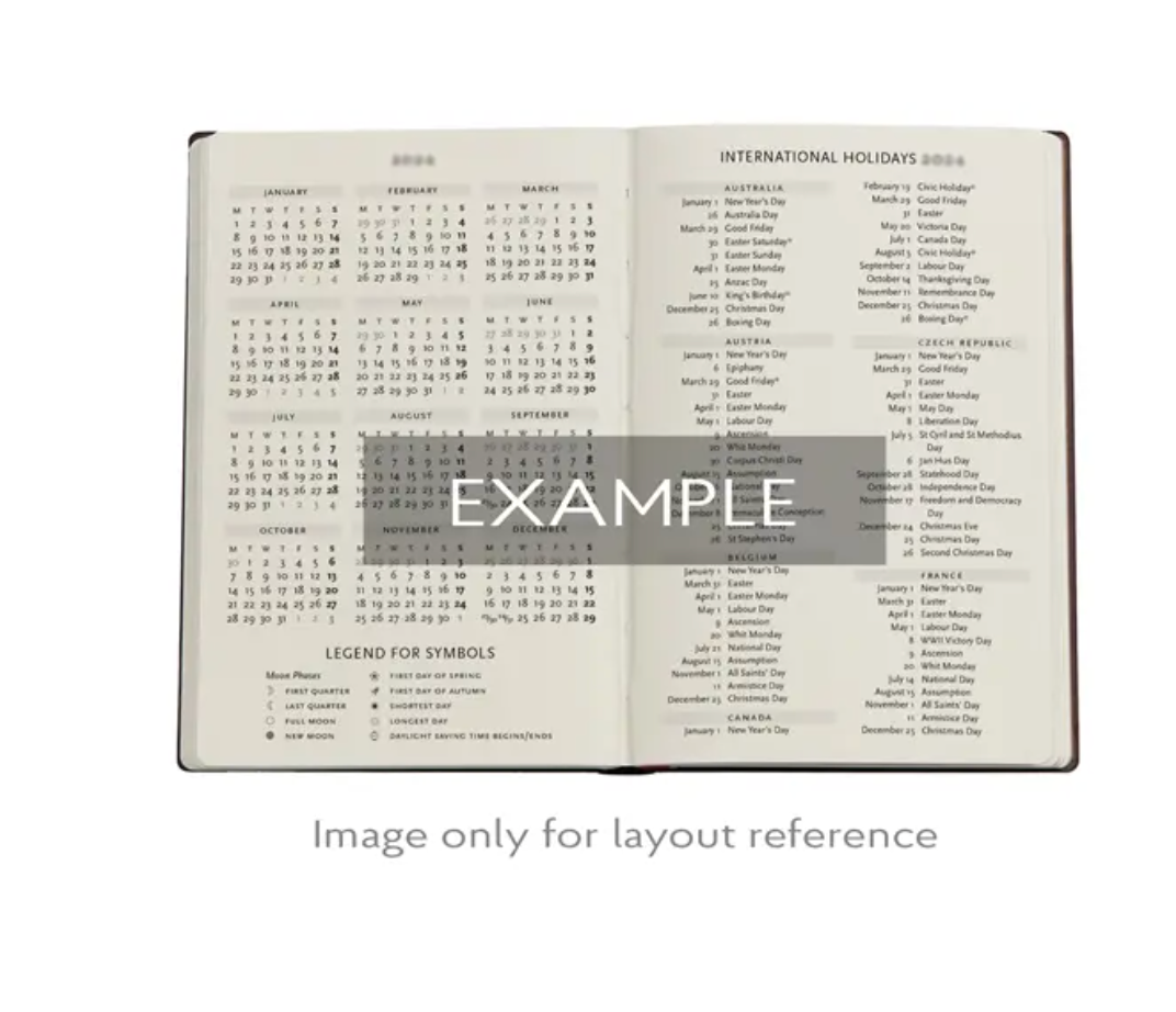 2026 Poetry in Bloom, Midi, Vertical, Hardcover Weekly Diary