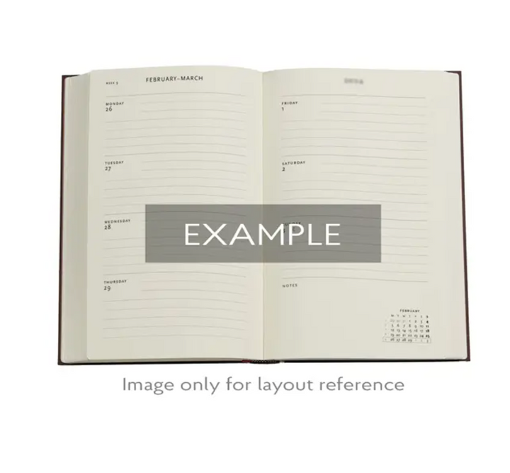 2026 Porto, Maxi, Horizontal, Hardcover Weekly Diary