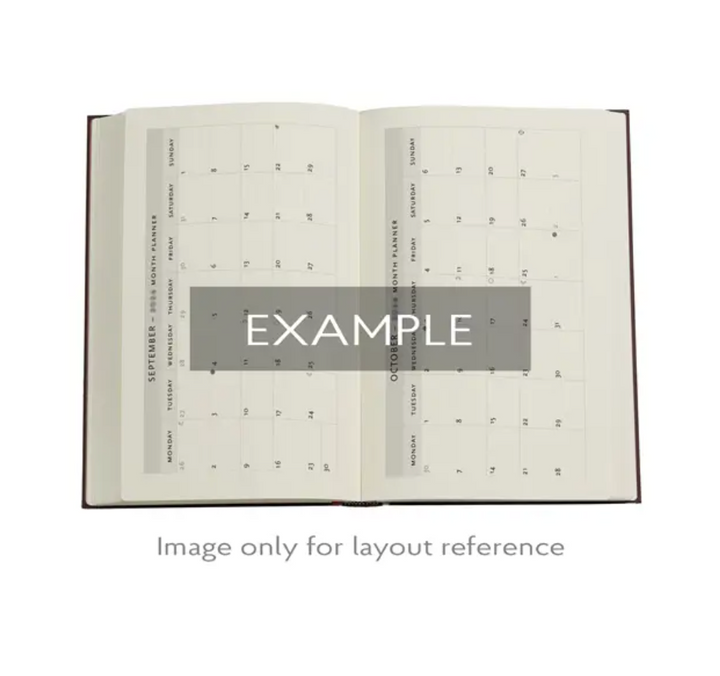 2026 Porto, Maxi, Horizontal, Hardcover Weekly Diary