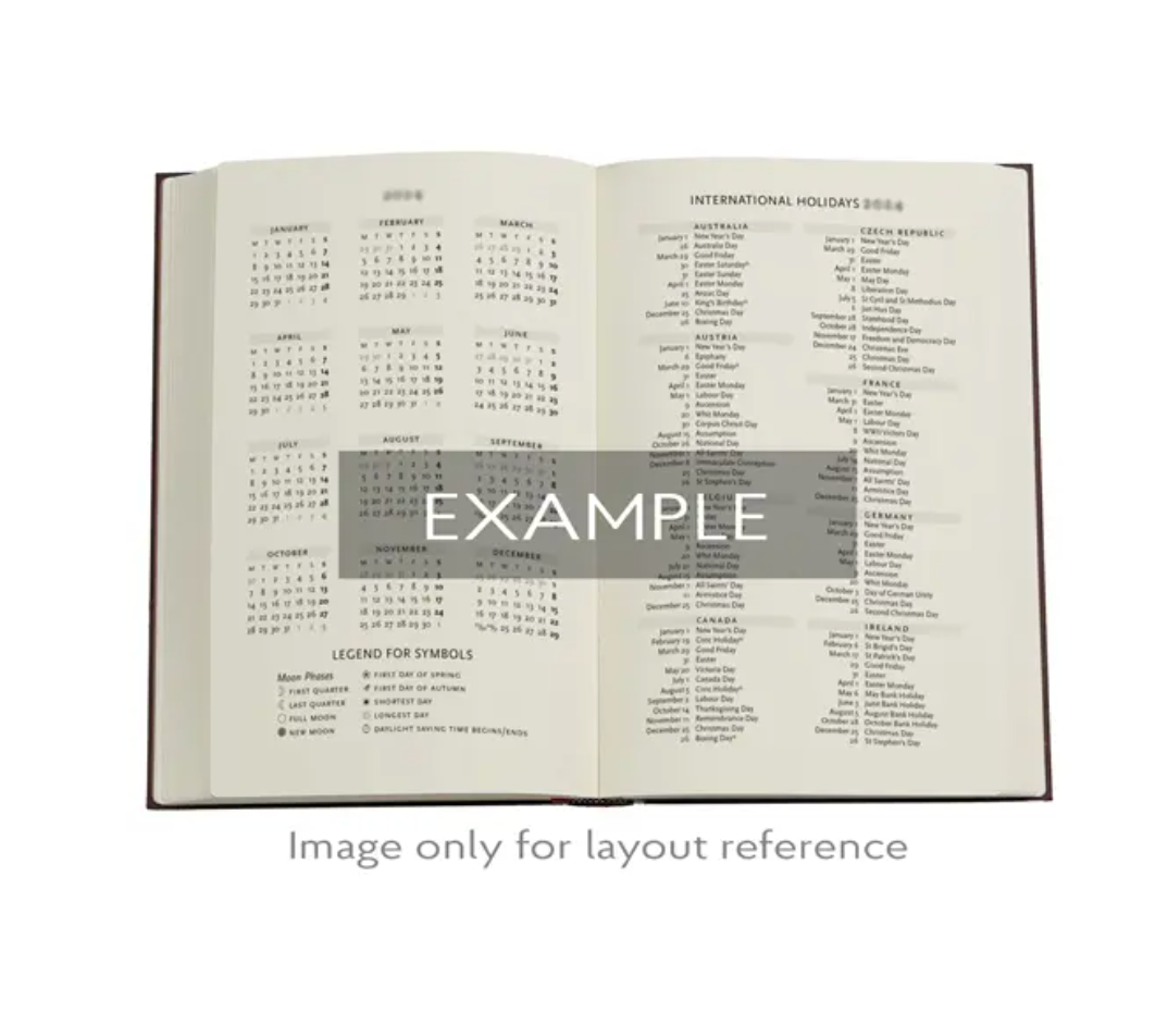 2026 Porto, Maxi, Vertical, Hardcover Weekly Diary