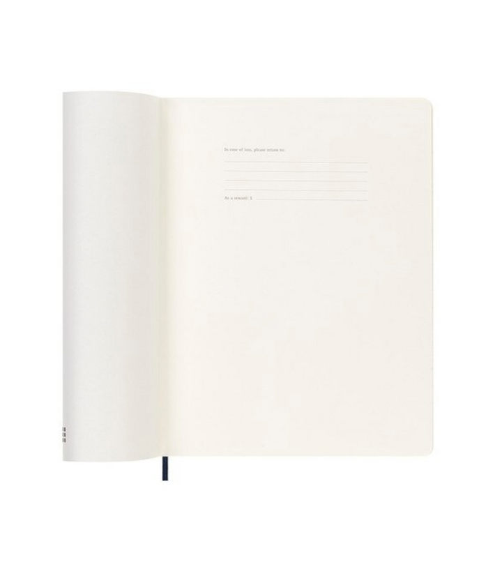 Moleskine 2026 Weekly, Extra Large, Soft Cover Diary - Sapphire Blue