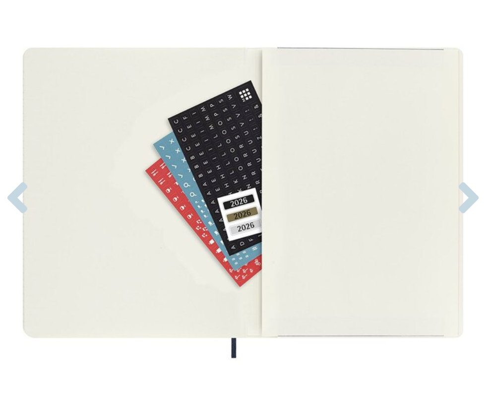 Moleskine 2026 Weekly, Extra Large, Soft Cover Diary - Sapphire Blue