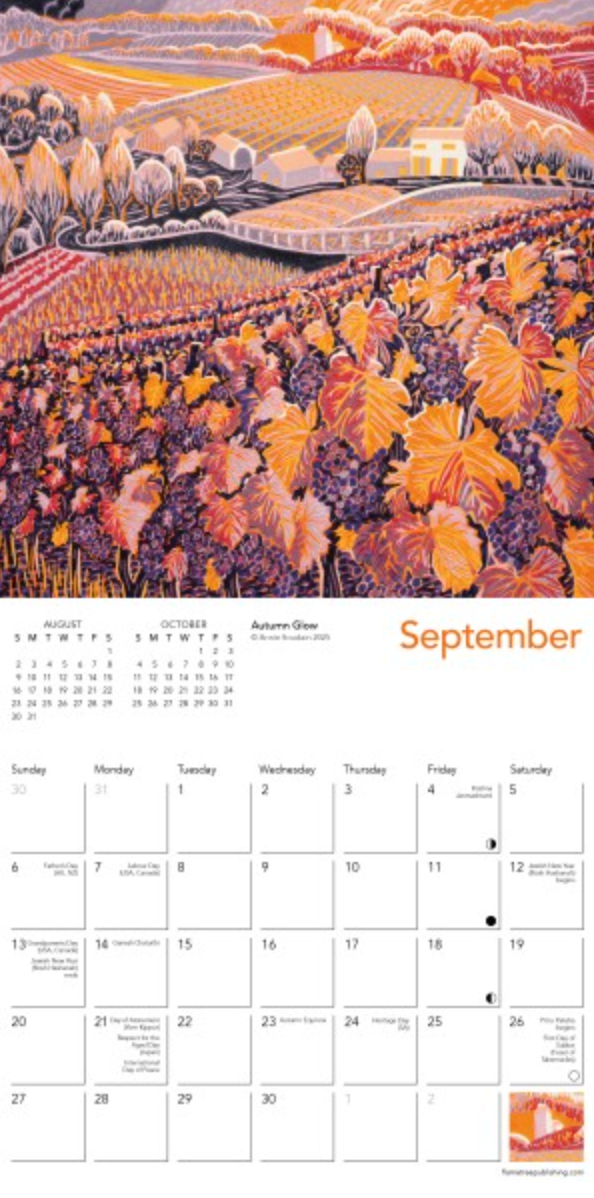 2026 Flame Tree Bookmark Calendar - Annie Soudain