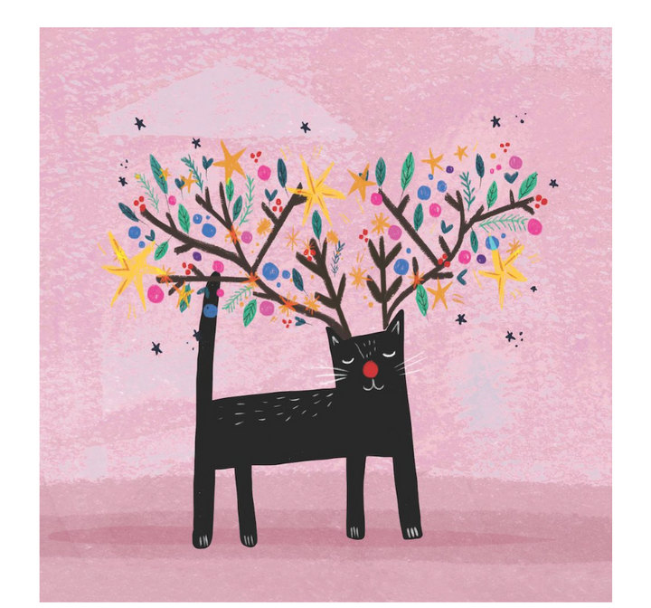 BCNA Christmas Card Pack - Festive Cat